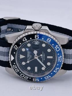 Montre Paul Vermot GMT Automatique Céramique PV2116BLKTE/540 Très Remisée Neuve