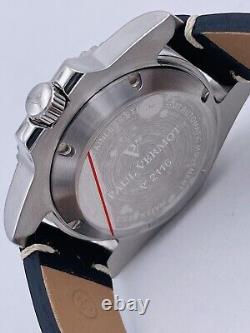 Montre Paul Vermot Gmt Automatique Céramique Pv2116BLKP/540 Bradé Neuf