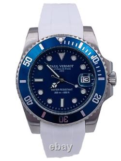 Montre Paul Vermot NewSub 200M Automatique Seiko P211BGW410 Très Remisée Neuve
