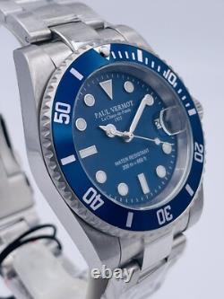 Montre Paul Vermot Newsub 200m Automatique Seiko P211BO / 410 Bradé Neuf