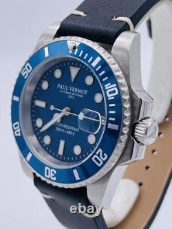 Montre Paul Vermot Newsub 200m Automatique Seiko P211BP / 410 Bradé Neuf