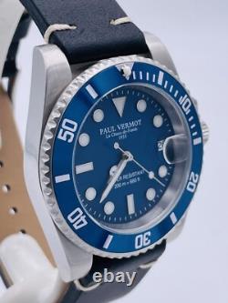 Montre Paul Vermot Newsub 200m Automatique Seiko P211BP / 410 Bradé Neuf