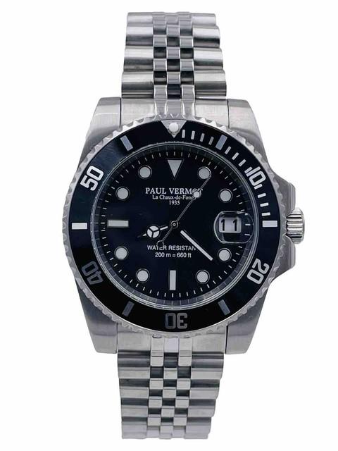Montre Paul Vermot Plong&eacute;e 200m Automatique Seiko Pv2115kj / 420 Brad&eacute; Neuf