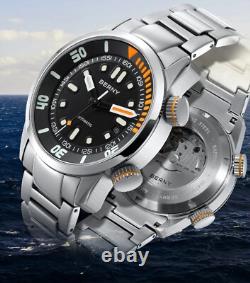 Montre Plongée Homme BERNY Automatique 20ATM Saphir Lumineuse Sport Mécanique Montre Plongée Homme BERNY Automatique 20ATM Saphir Lumineuse Sport Mécanique