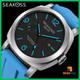 Montre Plongée Homme Seakoss Gmt Automatique 10atm Saphir Lumineuse