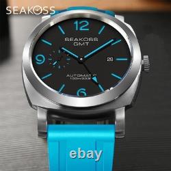Montre Plongée Homme SEAKOSS GMT Automatique 10ATM Saphir Lumineuse Montre Plongée Homme SEAKOSS GMT Automatique 10ATM Saphir Lumineuse
