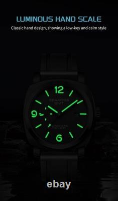 Montre Plongée Homme SEAKOSS GMT Automatique 10ATM Saphir Lumineuse Montre Plongée Homme SEAKOSS GMT Automatique 10ATM Saphir Lumineuse