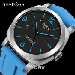 Montre Plongée Homme SEAKOSS GMT Automatique 10ATM Saphir Lumineuse Montre Plongée Homme SEAKOSS GMT Automatique 10ATM Saphir Lumineuse