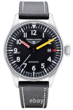 Montre Pour Homme BAUHAUS Aviation Automatique Noire 2762-5