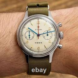 Montre RED STAR 1963 Pilote 38/40mm Chronographe Mécanique ST1901 Saphir