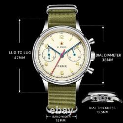 Montre RED STAR 1963 Pilote 38/40mm Chronographe Mécanique ST1901 Saphir Montre RED STAR 1963 Pilote 38/40mm Chronographe Mécanique ST1901 Saphir