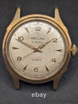 Montre Relliac Automatique Vintage Années 50 Cadran Nid d'Abeille Honeycomb