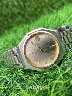 Montre Rover Vintage Swiss Made 1960's Automatique Très Rare 37mm Homme Argen