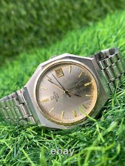 Montre Rover Vintage Swiss Made 1960's Automatique Très Rare 37mm Homme Argen