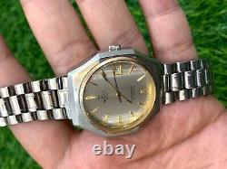 Montre Rover Vintage Swiss Made 1960's Automatique Très Rare 37mm Homme Argen