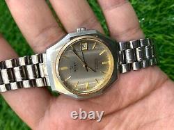 Montre Rover Vintage Swiss Made 1960's Automatique Très Rare 37mm Homme Argen