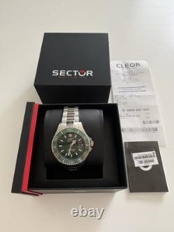 Montre Sector 230 Automatique Homme Verte 43 mm Neuve Garantie R3223161013
