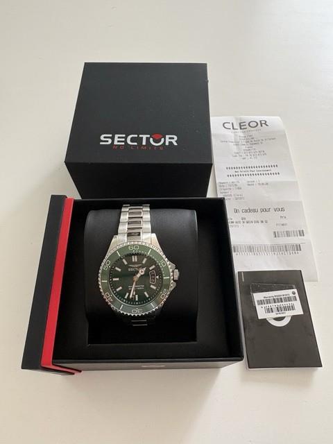 Montre Sector 230 Automatique Homme Verte 43 Mm Neuve Garantie R3223161013