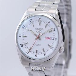 Montre Seiko 5 Automatique 21 Jewels Blanc Cadran SNK559J1 Pour Des Hommes