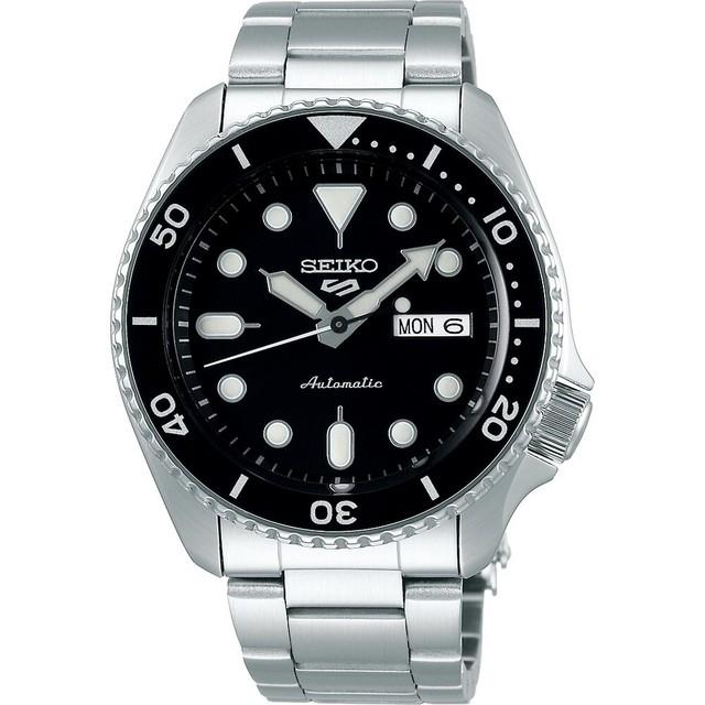 Montre Seiko Homme 5 Sport Automatique Srpd55k1 Cadran Noir Garantie Prix
