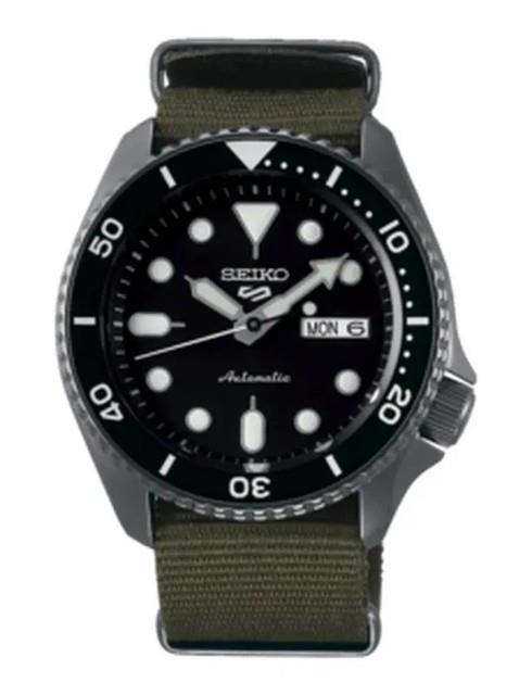 Montre Seiko Homme 5 Sport Automatique Srpd65k4 Cadran Noir Garantie