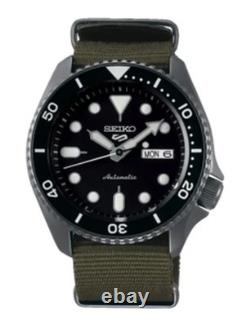 Montre Seiko Homme 5 Sport Automatique Srpd65k4 Cadran Noir Garantie