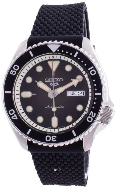 Montre Seiko Homme 5 Sport Automatique Srpd73k2 Cadran Noir Garantie