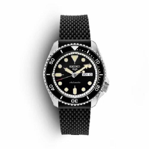 Montre Seiko Homme 5 Sport Automatique Srpd95 Cadran Noir Garantie Prix D