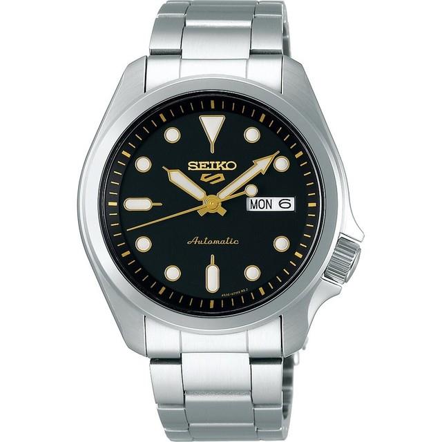 Montre Seiko Homme 5 Sport Automatique Srpe57k1 Cadran Noir Garantie
