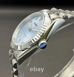 Montre Seiko Mod Arabie Dial Bleu Claire Automatique Mods Automatic 36mm Jubilée