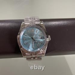 Montre Seiko Mod DATEJUST Bleu