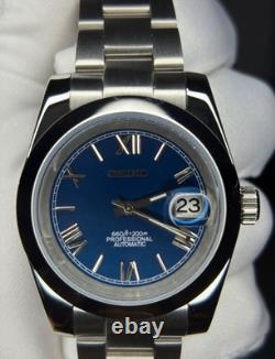 Montre Seiko Mod Roman dial Montre assemblée à la main mouvement automatique