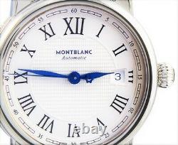 Montre Suisse Automatique pour Homme de Lux Montblanc Star Mont Blanc en Saphir