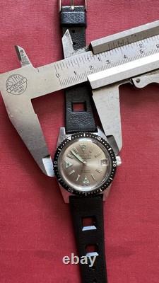 Montre Testudo Supermatic Diver Vintage Années 60 Eta 2472 Automatique
