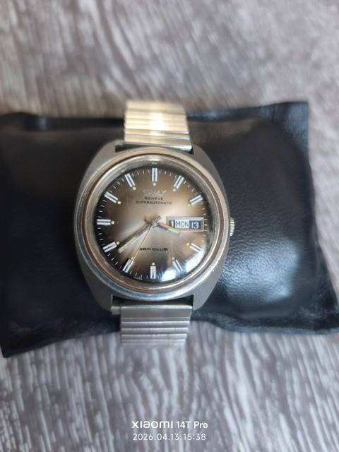 Montre Vintage Camy Gen&egrave;ve Superautomatic Sea Club Eta 2789-1