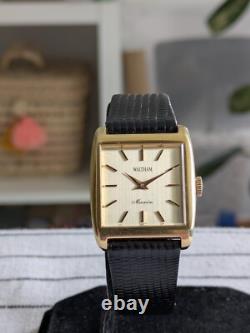 Montre Waltham Maxim Dress Watch manuelle square tank Fonctionnelle