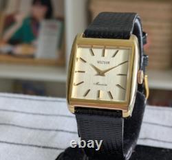 Montre Waltham Maxim Dress Watch manuelle square tank Fonctionnelle