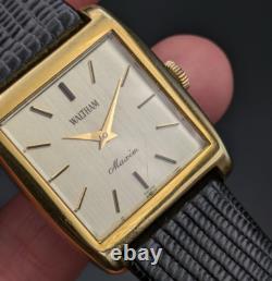 Montre Waltham Maxim Dress Watch manuelle square tank Fonctionnelle