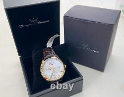 Montre Younger bresson Automatique Homme Acier Plaqué Or Neuve