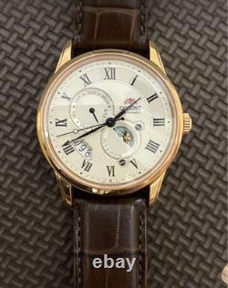 Montre analogique élégante Orient Classic Sun and Moon automatique pour homme