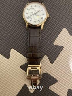 Montre analogique élégante Orient Classic Sun and Moon automatique pour homme