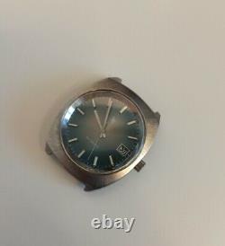 Montre ancienne LIP automatique CAL r573 blue dial French vintage watch