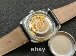 Montre ancienne automatique homme CAMIF chromée date ETA 2783 révisée garantie