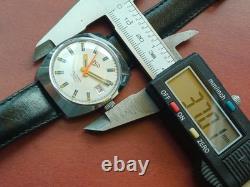 Montre ancienne automatique homme CAMIF chromée date ETA 2783 révisée garantie