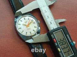 Montre ancienne automatique homme CAMIF chromée date ETA 2783 révisée garantie