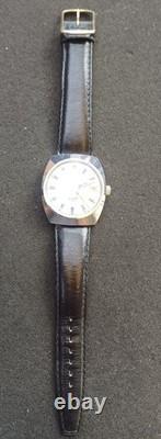 Montre ancienne automatique homme CAMIF chromée date ETA 2783 révisée garantie