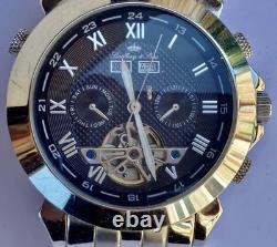 Montre automatic lindberg et sons bracelet métallique vintage