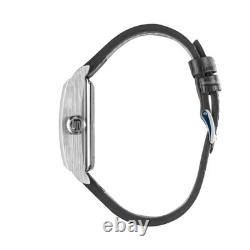 Montre automatique Lip Churchill T26 671285, bracelet en cuir gris, 26 x 46 mm