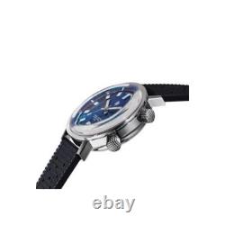 Montre automatique Lip Grande Nautic Ski 671521 avec bracelet en caoutchouc bleu