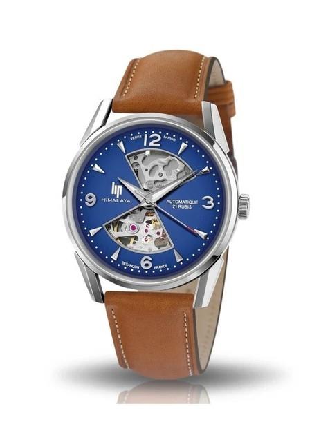 Montre Automatique Lip Himalaya 40 Mm Sandglass 671575 Pour Homme, Cadran Bleu